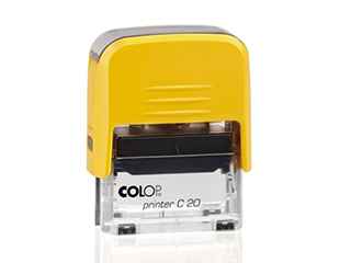 PR20|fehér-sárga színű Colop PR IQ 20 14x38 mm Automata bélyegző - 5 600 Ft - Bélyegző Miskolc