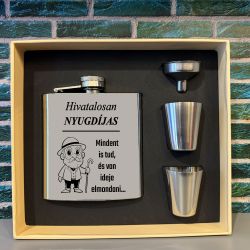 Hivatalosan nyugdíjas flaska szett